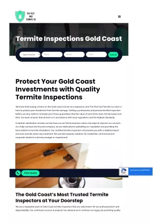 Termite Inspections Gold Coast