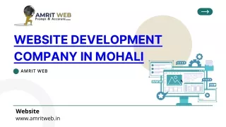 Amrit Web: Premier Website Development Company in Mohali