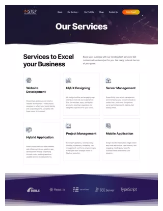 Our Services - InStep Technologies