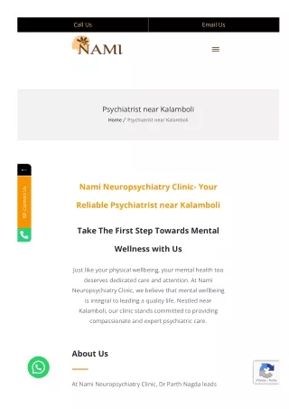 Psychiatrist Near Kalamboli for Epilepsy, Anxiety, Sleeping Problems & Alzheimer