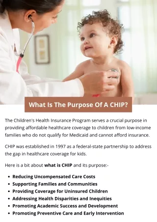 What Is The Purpose Of A CHIP?