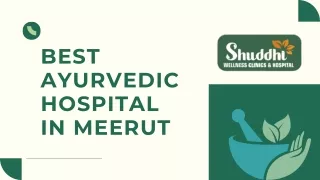 The Best Ayurveda Clinic and Daycare in Meerut