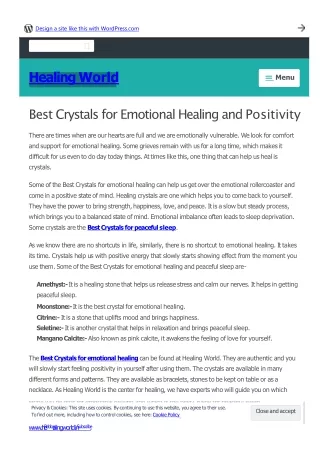 Best Crystals for Peaceful Sleep - Healingworld