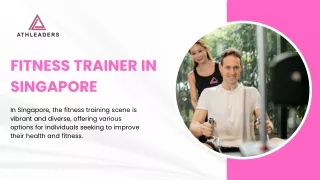 Fitness Trainer In Singapore