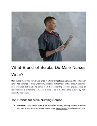 What-Brand-of-Scrubs-Do-Male-Nurses-Wear