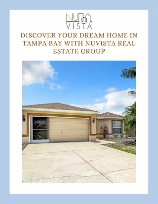 Nuvista Real Estate Group Your Path to the Ideal Tampa Bay Home