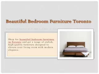 Beautiful Bedroom Furniture Toronto