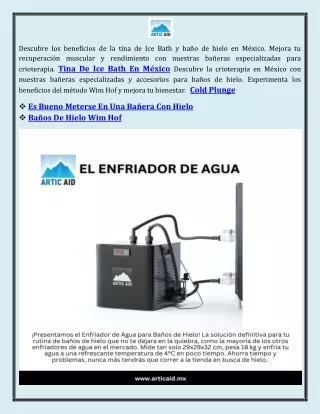 Wim Hof Mexico