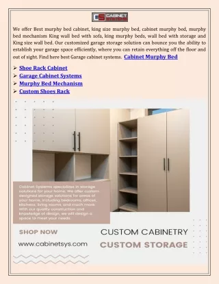 Shoe Rack Cabinets