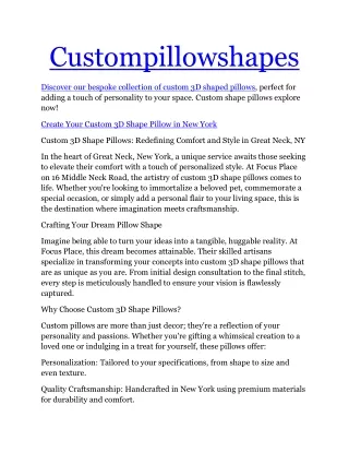 Giveaway Pillows