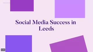 Top social media management company in Leeds