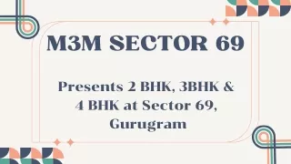 M3M Sector 69 Gurugram E-Brochure