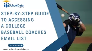 Step-by-Step Guide to Accessing a College Baseball Coaches Email List