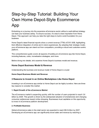 Step-by-Step Tutorial_ Building Your Own Home Depot-Style Ecommerce App