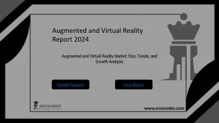 Augmented And Virtual Reality (AR VR) Market PPT