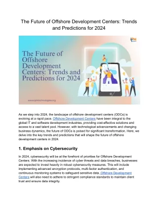 The Future of Offshore Development Centers_ Trends and Predictions for 2024