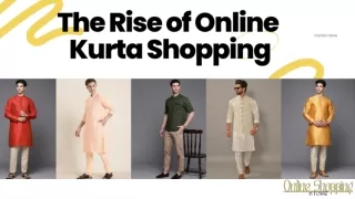 The Rise of Online Kurta Shopping