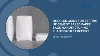 Cement Based Paper Bags Manufacturing Plant Report 2024: PDF