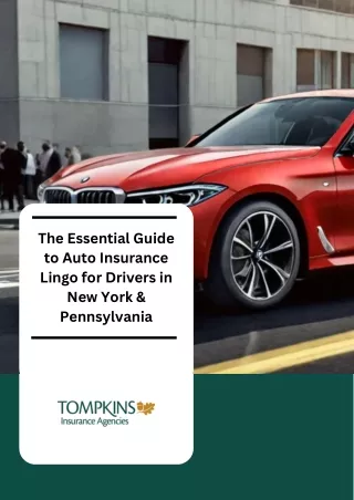 The Essential Guide to Auto Insurance Lingo for Drivers in New York & Pennsylvania