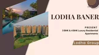 Lodha Baner Pune | Spend your family time together