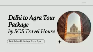Delhi to Agra Tour Package: Historic and Adventurous Trip