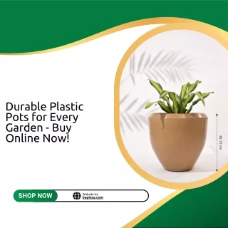 Durable Plastic Pots for Every Garden - Buy Online Now!