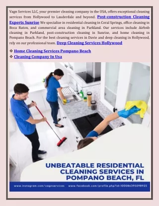 Home Maintenance Cleaning Pembroke pines
