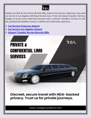 Lax Limo Service