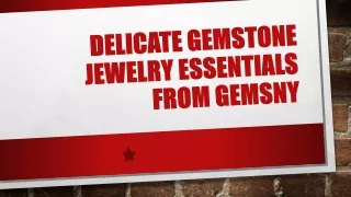 Delicate Gemstone Jewelry Essentials From GemsNY