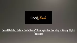 Brand Building Online