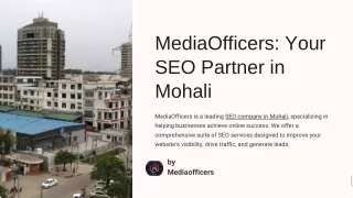 Achieve Higher Rankings with MediaOfficers: Premier SEO Company in Mohali