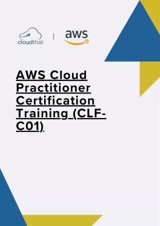 AWS Certified Cloud Practitioner (AWS Cloud Practitioner Essentials) CLF-C01 Cer