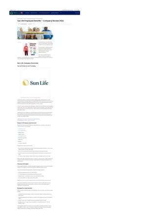 Evaluating Sun Life's Benefits