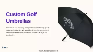 Custom Golf Umbrellas: Style and Functionality Combined