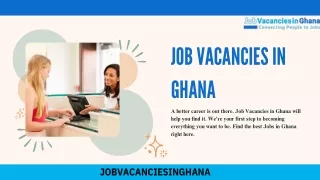 Ghana Recruitment - Job Vacancies in Ghana