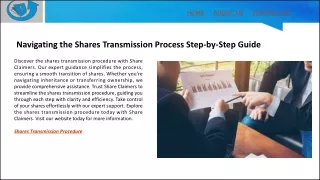 Navigating the Shares Transmission Process Step-by-Step Guide