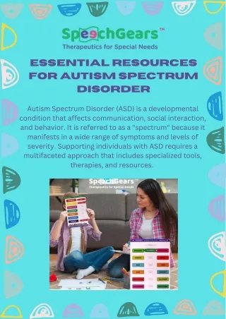 Comprehensive Support and Resources for Autism Spectrum Disorder