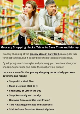 Grocery Shopping Hacks: Tricks to Save Time and Money