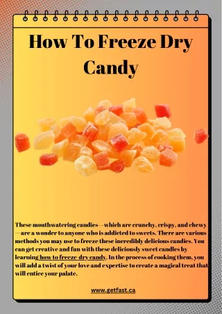 How To Freeze Dry Candy