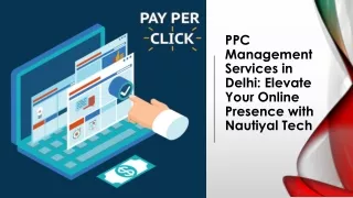 Effective PPC Management Services in Delhi