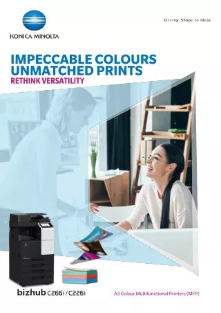 Requirements of Modern Offices for A3 Multifunction Printer | Konica Minolta Ind