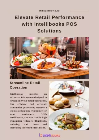 Elevate Retail Performance with Intellibooks POS Solutions