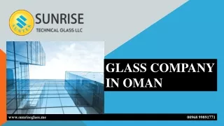 GLASS COMPANY IN OMAN