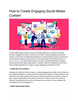How to Create Engaging Social Media Content