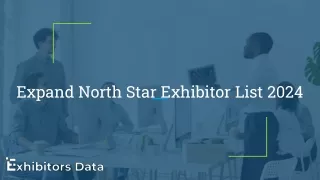 Expand North Star Exhibitor List 2024