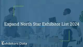 Expand North Star Exhibitor List 2024