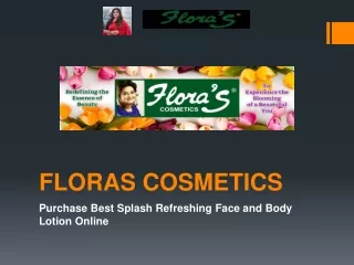 Purchase Best Splash and refreshing face and body lotion online