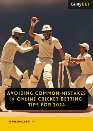 Avoiding Common Mistakes in Online Cricket Betting Tips for 2024