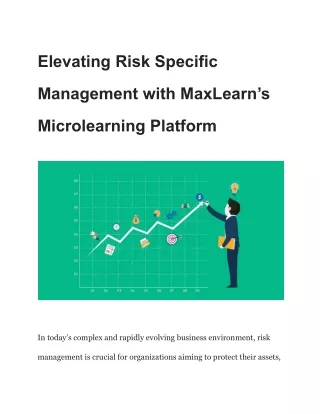 Elevating Risk Specific Management with MaxLearn’s Microlearning Platform