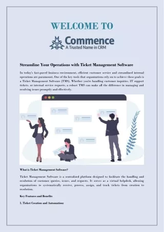 Seamless Ticket Tracking and Resolution Software